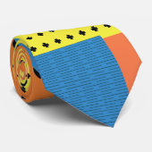 Collage Colorful Shapes Pattern Pap Stropdas (Opgerold)