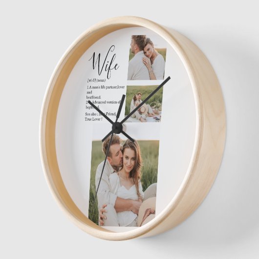 Collage Couple Foto en roomRomantische Wife Gift (Hoek)