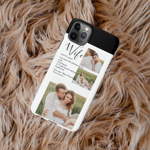 Collage Couple Foto en roomRomantische Wife Gift iPhone 11Pro Max Hoesje