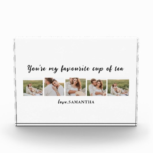 Collage Couple Foto & jij bent mijn beker van de T (Voorkant)