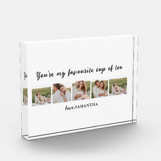 Collage Couple Foto & jij bent mijn beker van de T (Links)