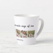 Collage Couple Foto & jij bent mijn beker van de T Latte Mok (Rechterhoek)