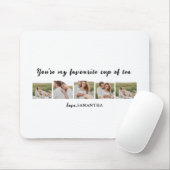 Collage Couple Foto & jij bent mijn beker van de T Muismat (Met muis)