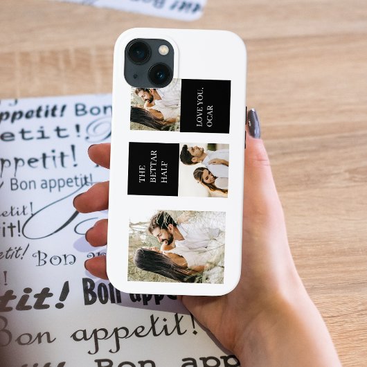 Collage Couple Foto | Valentijn Cadeau Case-Mate iPhone Case