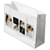 Collage Couple Foto | Valentijn Cadeau Groot Cadeauzakje (Voorkant Gekanteld)