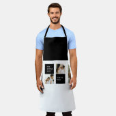 Collage Couple Foto | Valentijn Cadeau Schort (Gedragen)