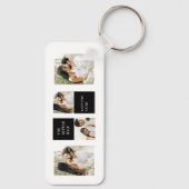 Collage Couple Foto | Valentijn Cadeau Sleutelhanger (Achterkant)