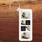 Collage Couple Foto | Valentijn Cadeau Sleutelhanger (Voorkant)