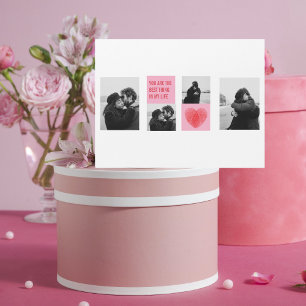 Collage Couple Foto   Valentijns roze en rood hart