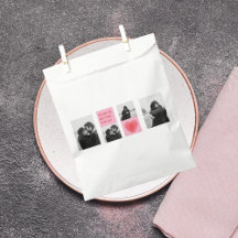 Collage Couple Foto | Valentijns roze en rood hart