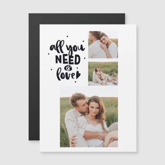 Collage Couple Photo en alles wat u nodig hebt is (Voorkant / Achterkant)