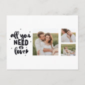 Collage Couple Photo en alles wat u nodig hebt is  Feestdagenkaart (Voorkant)