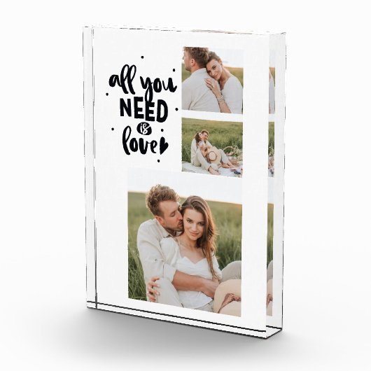 Collage Couple Photo en alles wat u nodig hebt is  Fotoblokken (Rechts)