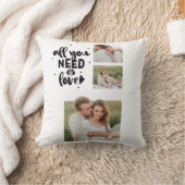 Collage Couple Photo en alles wat u nodig hebt is Kussen (Deken)