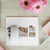 Collage Couple Photo en alles wat u nodig hebt is Muismat