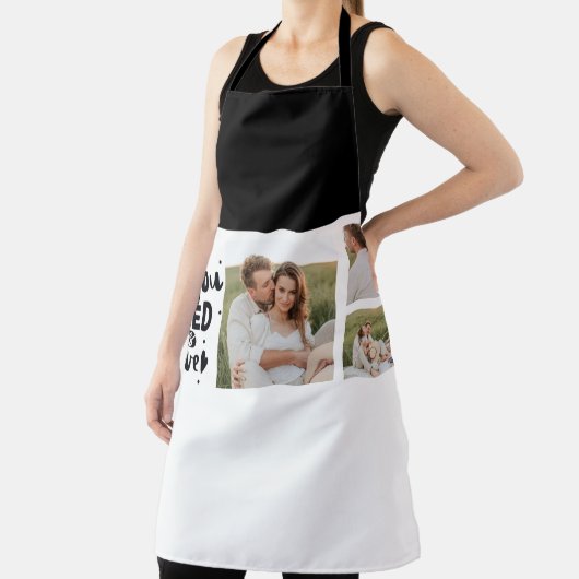 Collage Couple Photo en alles wat u nodig hebt is  Schort (Insitu)