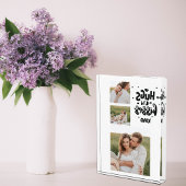 Collage Couple Photo & Hugs and Kisses Phrase Love Fotoblokken