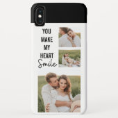 Collage Couple Photo & Lovely Romantic Quote Case-Mate iPhone Case (Achterkant)