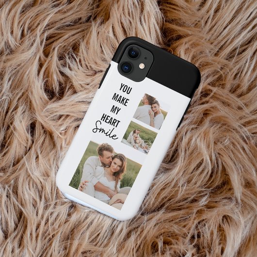 Collage Couple Photo & Lovely Romantic Quote Case-Mate iPhone Case