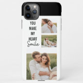 Collage Couple Photo & Lovely Romantic Quote iPhone Hoesje (Achterkant)
