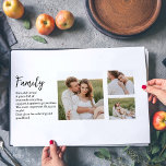 Collage Couple Photo & Romantic Family Gift Gelamineerde Placemat<br><div class="desc">Collage Couple Photo & Romantic Family Gift</div>