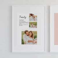 Collage Couple Photo & Romantic Family Gift