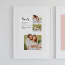 Collage Couple Photo & Romantic Family Gift