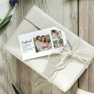 Collage Couple Photo & Romantic Husband Love Gift Cadeaulabel
