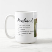Collage Couple Photo & Romantic Husband Love Gift Koffiemok (Links)