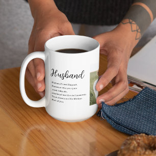 Collage Couple Photo & Romantic Husband Love Gift Koffiemok