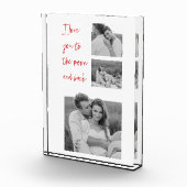 Collage Couple Photo & Romantic Quote Love You Fotoblokken (Rechts)