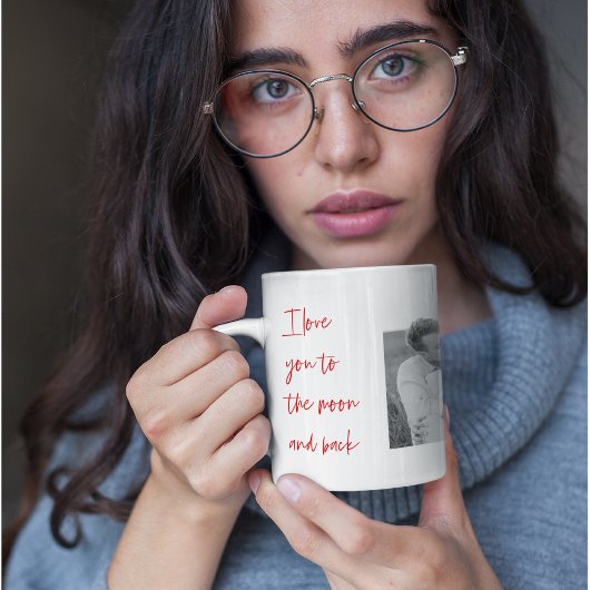 Collage Couple Photo & Romantic Quote Love You Mok