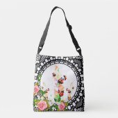Collage  crossbody tas (Achterkant)