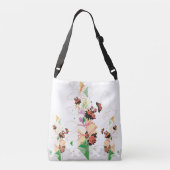 Collage  crossbody tas (Achterkant)