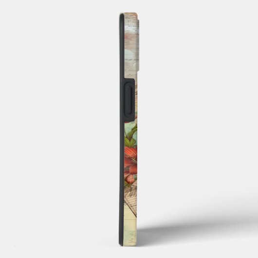  collage decoupage bloementaxedo kattenschroot Case-Mate iPhone case (Achterkant / Rechts)