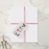 Collage Dog Foto's | De hond is mijn Valentijnse | Cadeaulabel (Met Touw)