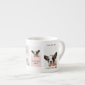 Collage Dog Foto's | De hond is mijn Valentijnse | Espresso Kop (Voorkant rechts)