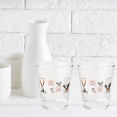 Collage Dog Foto's | De hond is mijn Valentijnse | Shot Glas