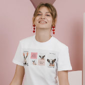 Collage Dog Foto's | De hond is mijn Valentijnse | T-shirt