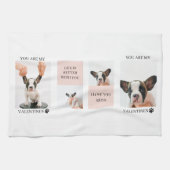 Collage Dog Foto's | De hond is mijn Valentijnse | Theedoek (Horizontaal)
