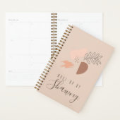 Collage Earth Tone Makeup Artist Salon Beauty Planner (Display)