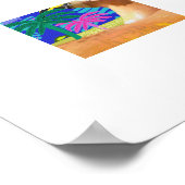 collage egypte modern artistiek kleurrijk Poster (Hoek)