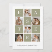 Collage Familie Foto Pasen | Fijne Pasen Kaart (Voorkant)