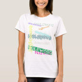 Collage Fited Babydoll T-shirt (Voorkant)