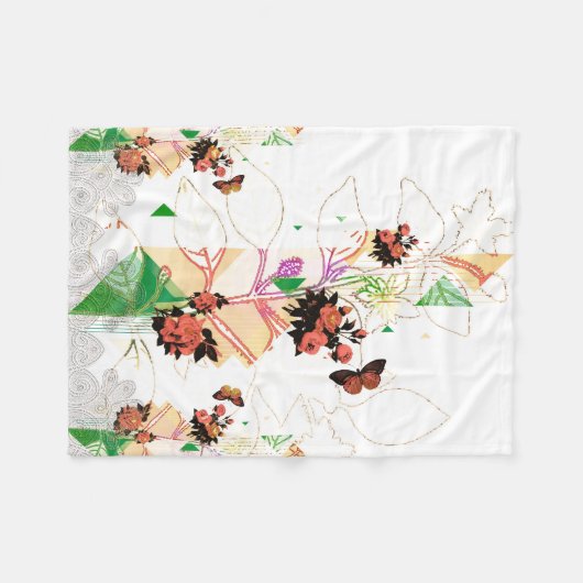 Collage  fleece deken (Voorkant (Horizontaal))