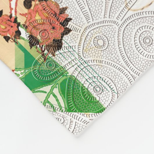 Collage  fleece deken (Hoek)