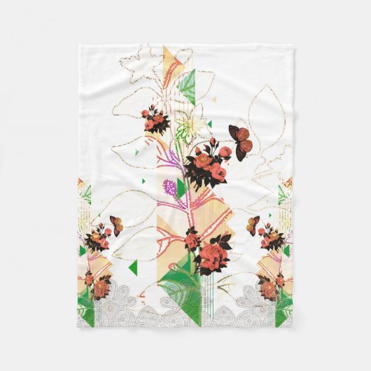 Collage  fleece deken (Voorkant)