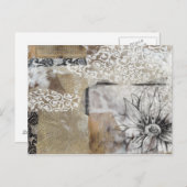 Collage Fleur II Briefkaart (Voorkant / Achterkant)