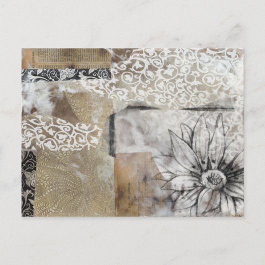 Collage Fleur II Briefkaart (Voorkant)