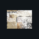 Collage Fleur II Canvas Afdruk<br><div class="desc">Floral</div>